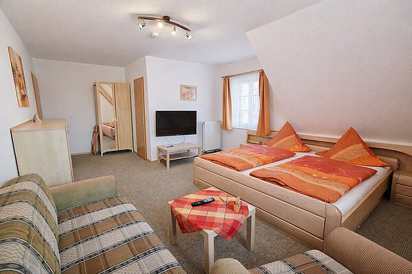 Ansicht Dreibettzimmer Pension Cotta